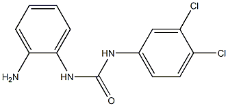 N-(2-aminophenyl)-N'-(3,4-dichlorophenyl)urea 化学構造式