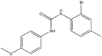 N-(2-bromo-4-methylphenyl)-N'-(4-methoxyphenyl)urea