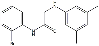  N-(2-bromophenyl)-2-[(3,5-dimethylphenyl)amino]acetamide