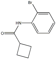 N-(2-bromophenyl)cyclobutanecarboxamide Struktur