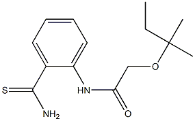 N-(2-carbamothioylphenyl)-2-[(2-methylbutan-2-yl)oxy]acetamide