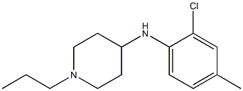 N-(2-chloro-4-methylphenyl)-1-propylpiperidin-4-amine Structure