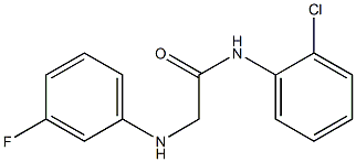 N-(2-chlorophenyl)-2-[(3-fluorophenyl)amino]acetamide|