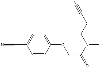  N-(2-cyanoethyl)-2-(4-cyanophenoxy)-N-methylacetamide