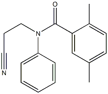 N-(2-cyanoethyl)-2,5-dimethyl-N-phenylbenzamide Structure