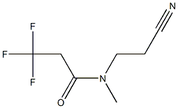 N-(2-cyanoethyl)-3,3,3-trifluoro-N-methylpropanamide Structure