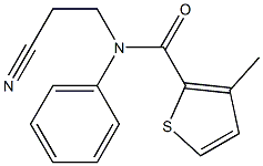  N-(2-cyanoethyl)-3-methyl-N-phenylthiophene-2-carboxamide