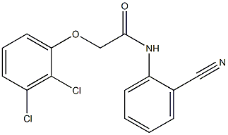 N-(2-cyanophenyl)-2-(2,3-dichlorophenoxy)acetamide Structure