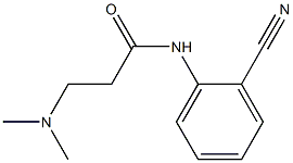 N-(2-cyanophenyl)-3-(dimethylamino)propanamide,,结构式