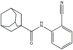 N-(2-cyanophenyl)adamantane-1-carboxamide Structure