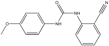 N-(2-cyanophenyl)-N'-(4-methoxyphenyl)urea Structure