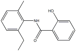 N-(2-ethyl-6-methylphenyl)-2-hydroxybenzamide Structure