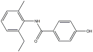 N-(2-ethyl-6-methylphenyl)-4-hydroxybenzamide Struktur