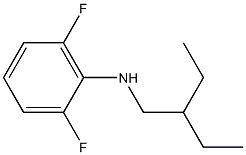 N-(2-ethylbutyl)-2,6-difluoroaniline 结构式
