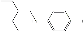 N-(2-ethylbutyl)-4-iodoaniline Struktur