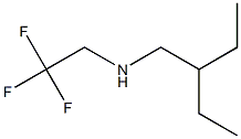 N-(2-ethylbutyl)-N-(2,2,2-trifluoroethyl)amine 化学構造式