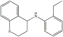 N-(2-ethylphenyl)-3,4-dihydro-2H-1-benzothiopyran-4-amine Struktur