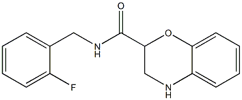 N-(2-fluorobenzyl)-3,4-dihydro-2H-1,4-benzoxazine-2-carboxamide