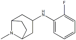N-(2-fluorophenyl)-8-methyl-8-azabicyclo[3.2.1]octan-3-amine,,结构式