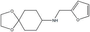 N-(2-furylmethyl)-1,4-dioxaspiro[4.5]decan-8-amine Struktur