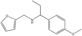 N-(2-furylmethyl)-N-[1-(4-methoxyphenyl)propyl]amine Structure