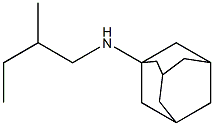 N-(2-methylbutyl)adamantan-1-amine,,结构式