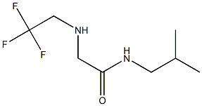 N-(2-methylpropyl)-2-[(2,2,2-trifluoroethyl)amino]acetamide Structure