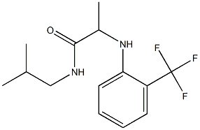  N-(2-methylpropyl)-2-{[2-(trifluoromethyl)phenyl]amino}propanamide