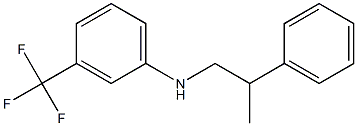 N-(2-phenylpropyl)-3-(trifluoromethyl)aniline 化学構造式