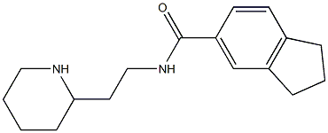 N-(2-piperidin-2-ylethyl)indane-5-carboxamide|