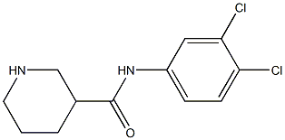 N-(3,4-dichlorophenyl)piperidine-3-carboxamide Structure