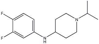 N-(3,4-difluorophenyl)-1-(propan-2-yl)piperidin-4-amine Structure