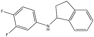 N-(3,4-difluorophenyl)-2,3-dihydro-1H-inden-1-amine Structure