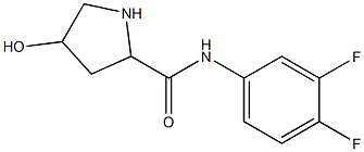 N-(3,4-difluorophenyl)-4-hydroxypyrrolidine-2-carboxamide Structure