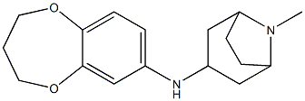 N-(3,4-dihydro-2H-1,5-benzodioxepin-7-yl)-8-methyl-8-azabicyclo[3.2.1]octan-3-amine Structure