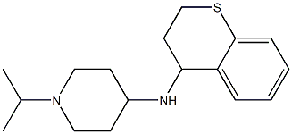 N-(3,4-dihydro-2H-1-benzothiopyran-4-yl)-1-(propan-2-yl)piperidin-4-amine Struktur