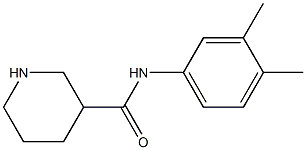 N-(3,4-dimethylphenyl)piperidine-3-carboxamide