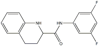 N-(3,5-difluorophenyl)-1,2,3,4-tetrahydroquinoline-2-carboxamide|