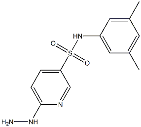  N-(3,5-dimethylphenyl)-6-hydrazinylpyridine-3-sulfonamide