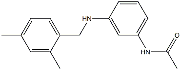 N-(3-{[(2,4-dimethylphenyl)methyl]amino}phenyl)acetamide Structure