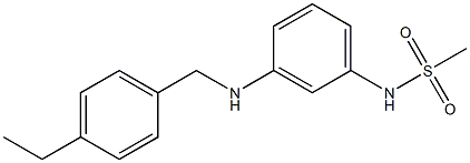 N-(3-{[(4-ethylphenyl)methyl]amino}phenyl)methanesulfonamide