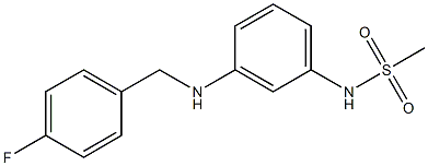  N-(3-{[(4-fluorophenyl)methyl]amino}phenyl)methanesulfonamide