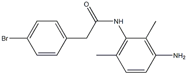 N-(3-amino-2,6-dimethylphenyl)-2-(4-bromophenyl)acetamide Structure