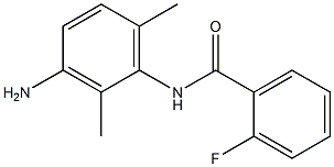 N-(3-amino-2,6-dimethylphenyl)-2-fluorobenzamide Struktur