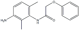 N-(3-amino-2,6-dimethylphenyl)-2-phenoxyacetamide 结构式