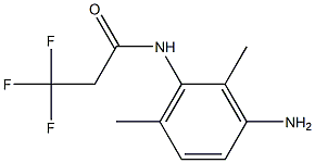 N-(3-amino-2,6-dimethylphenyl)-3,3,3-trifluoropropanamide,,结构式