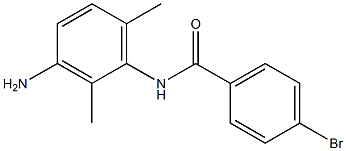 N-(3-amino-2,6-dimethylphenyl)-4-bromobenzamide Structure