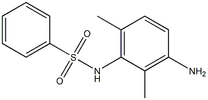 N-(3-amino-2,6-dimethylphenyl)benzenesulfonamide,,结构式