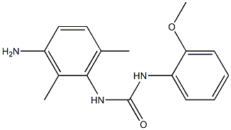 N-(3-amino-2,6-dimethylphenyl)-N'-(2-methoxyphenyl)urea 结构式