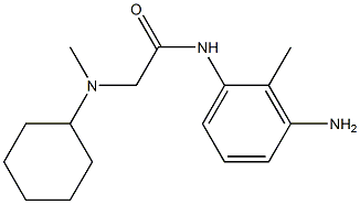 N-(3-amino-2-methylphenyl)-2-[cyclohexyl(methyl)amino]acetamide|